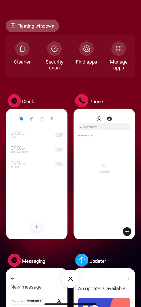 Minimal Red screenshot