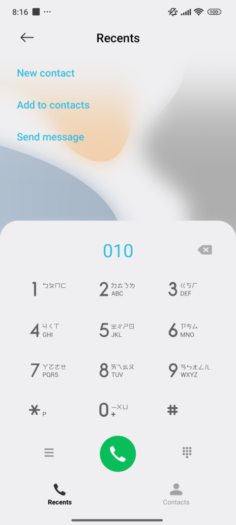Warm Cool Gradient screenshot