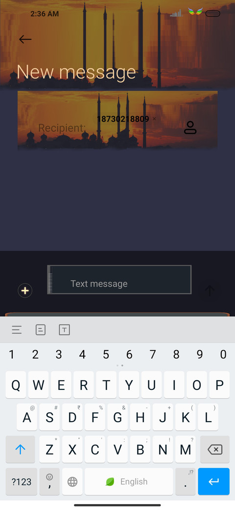 İslâmi 3D Theme screenshot