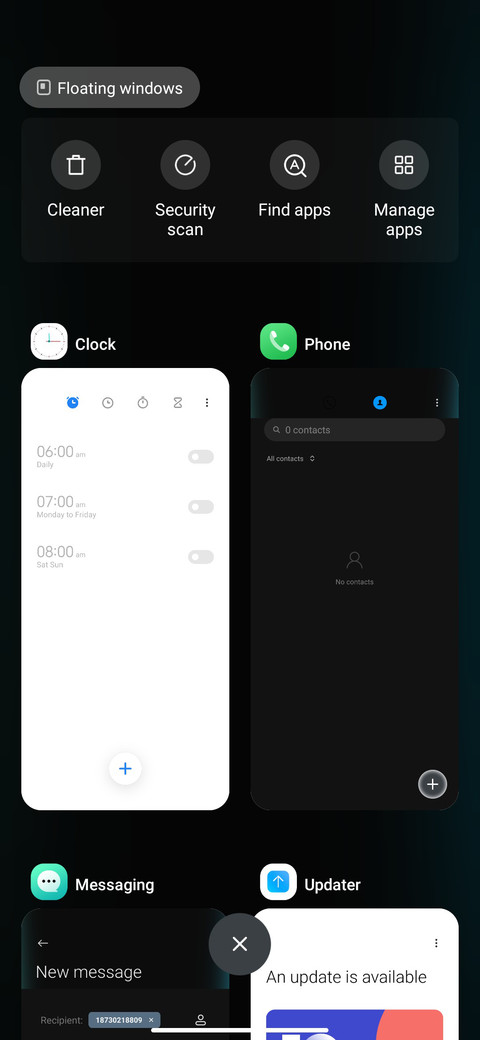 Dazzle dial screenshot