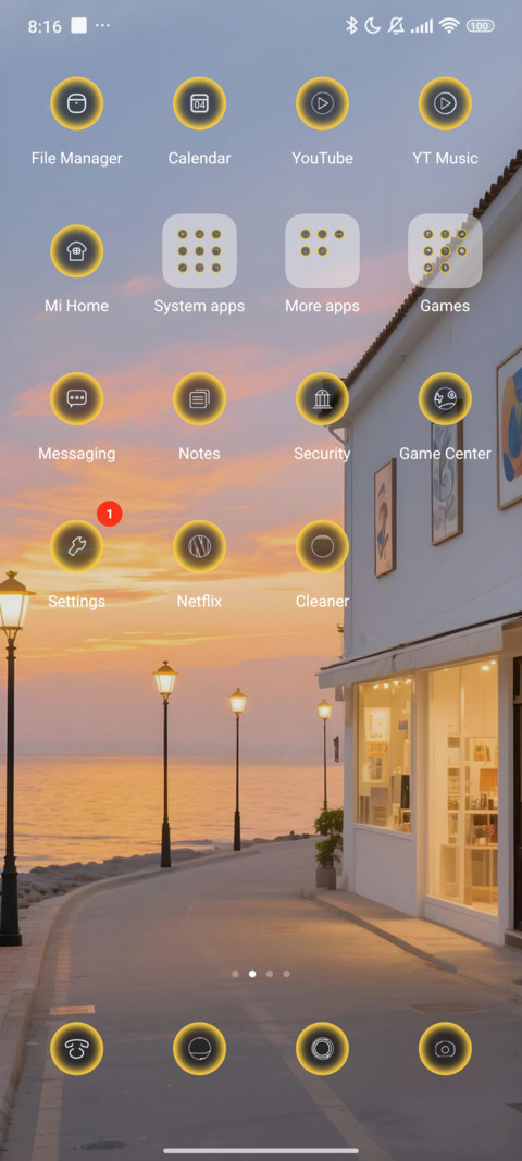 Yellow screenshot