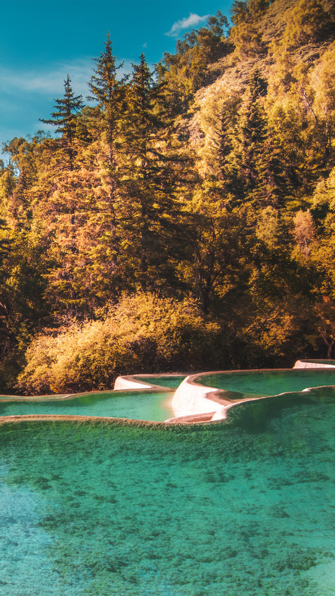 The autumn scenery of the immortal pool screenshot