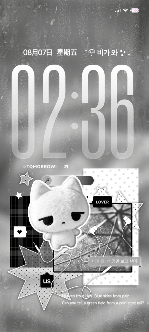 ins 雨雾忧郁猫 screenshot