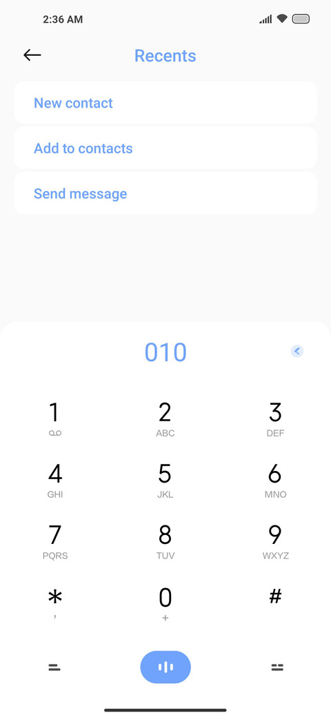 Minimal screenshot