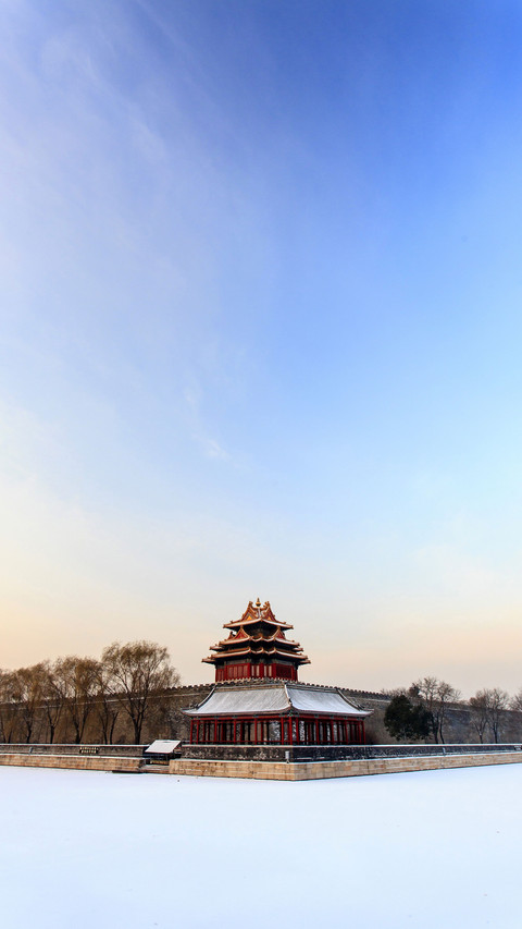 雪落故宫-视觉中国 screenshot