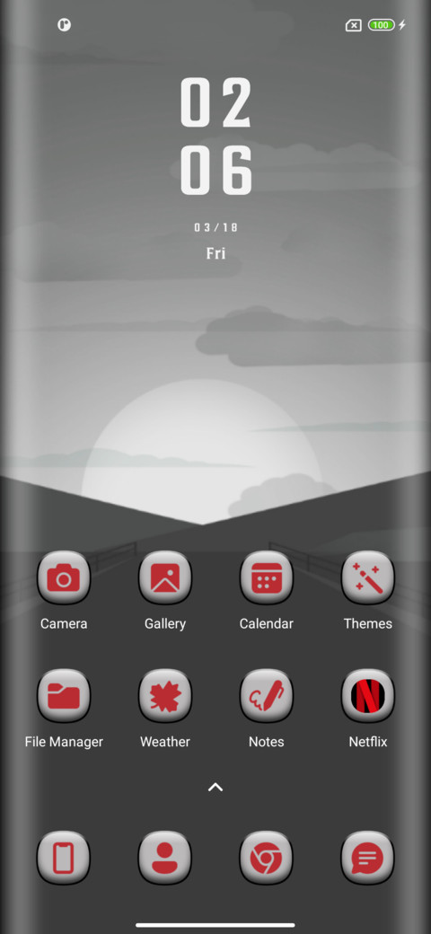 Foggy Sunrise screenshot