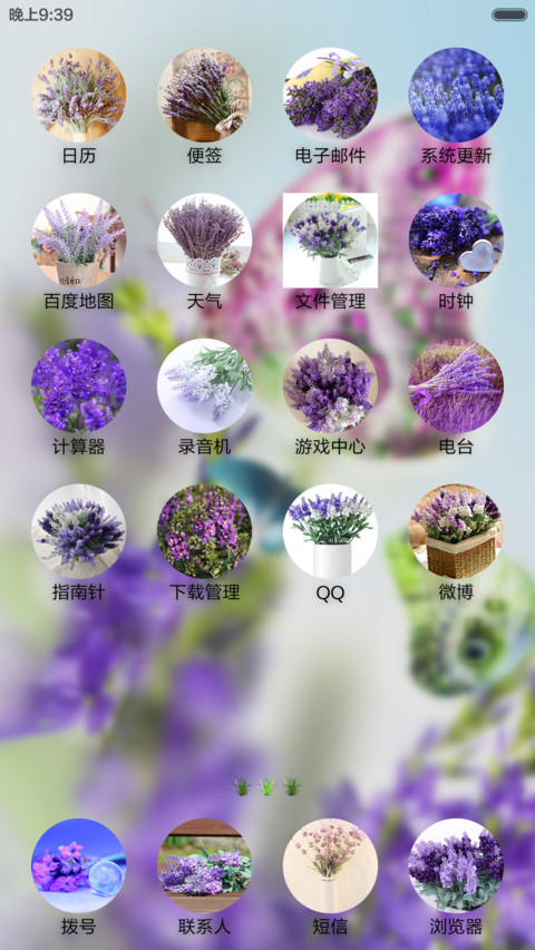 梦幻薰衣草（自由桌面） screenshot