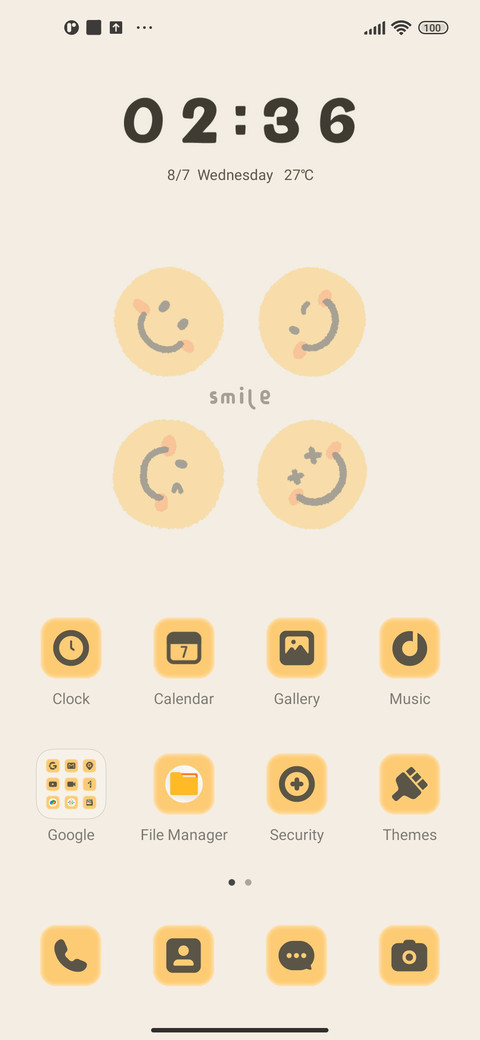 Cute Smiling Face screenshot