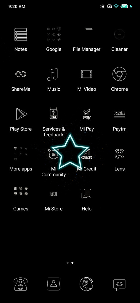 Space star screenshot