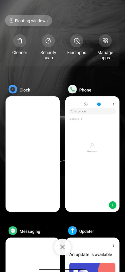 Triple space screenshot