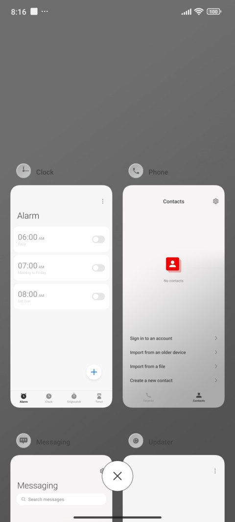 Gray analog screenshot