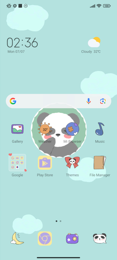 Hug Panda screenshot