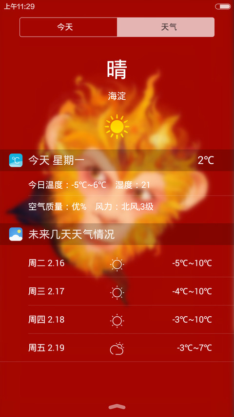 （免费）猴年就要用猴哥主题（红色大吉大利） screenshot