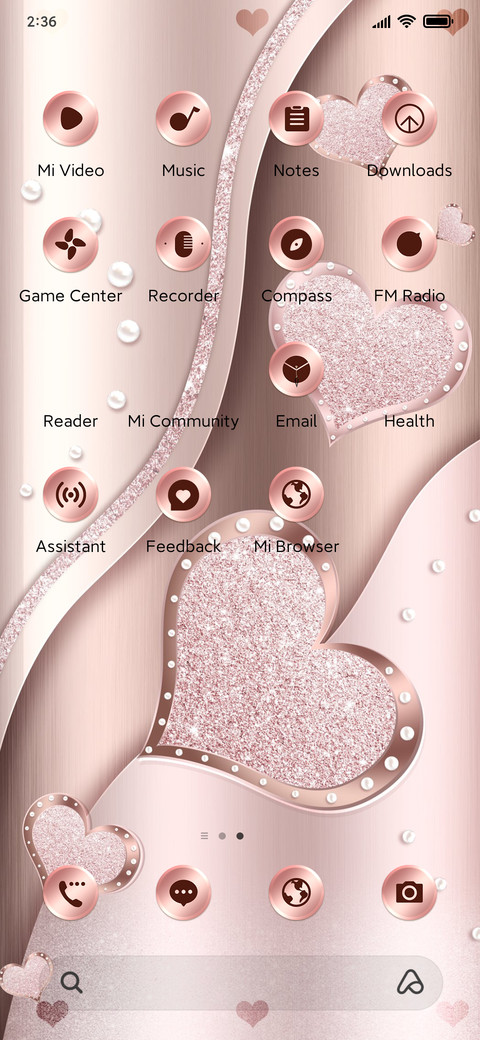 Pink metal love screenshot