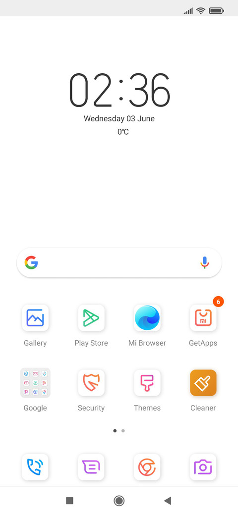 WHITE screenshot