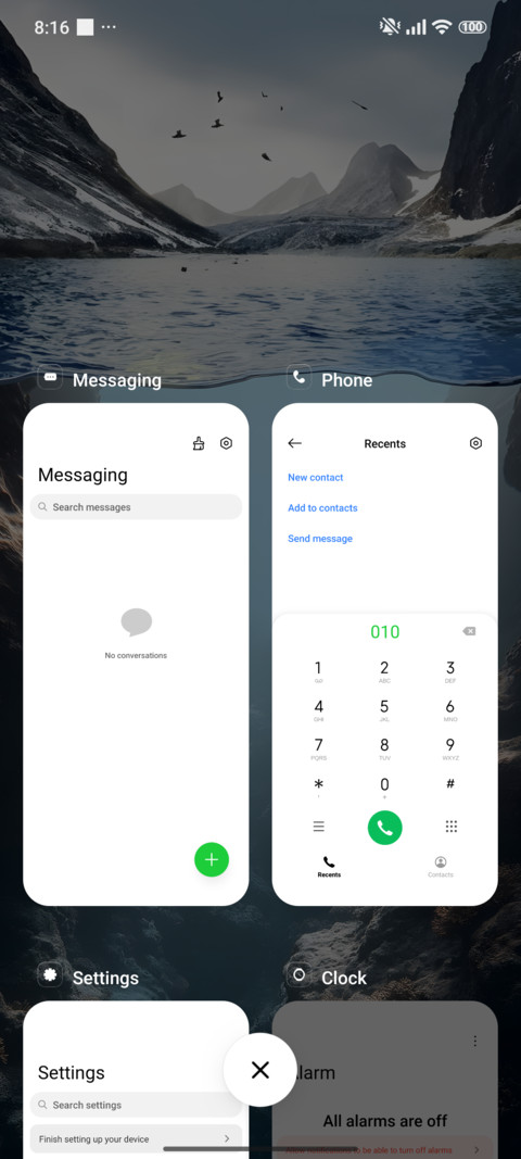 Alpha OS screenshot