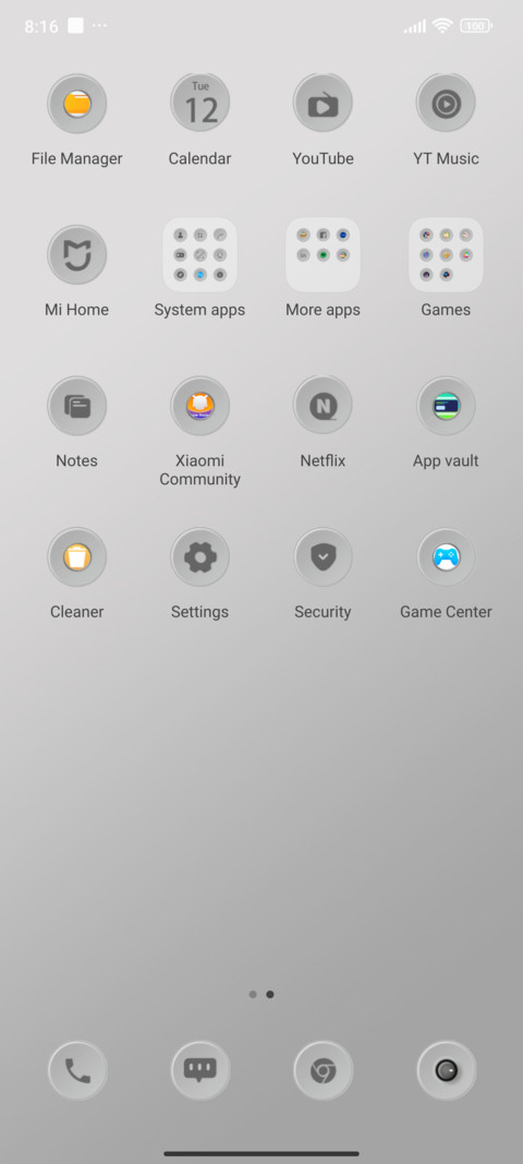 Gray analog screenshot