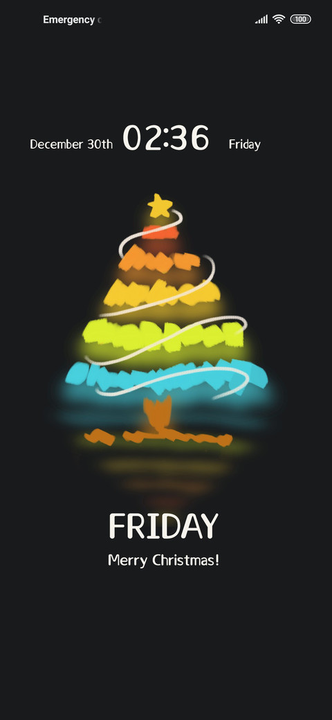 Colorful Christmas screenshot