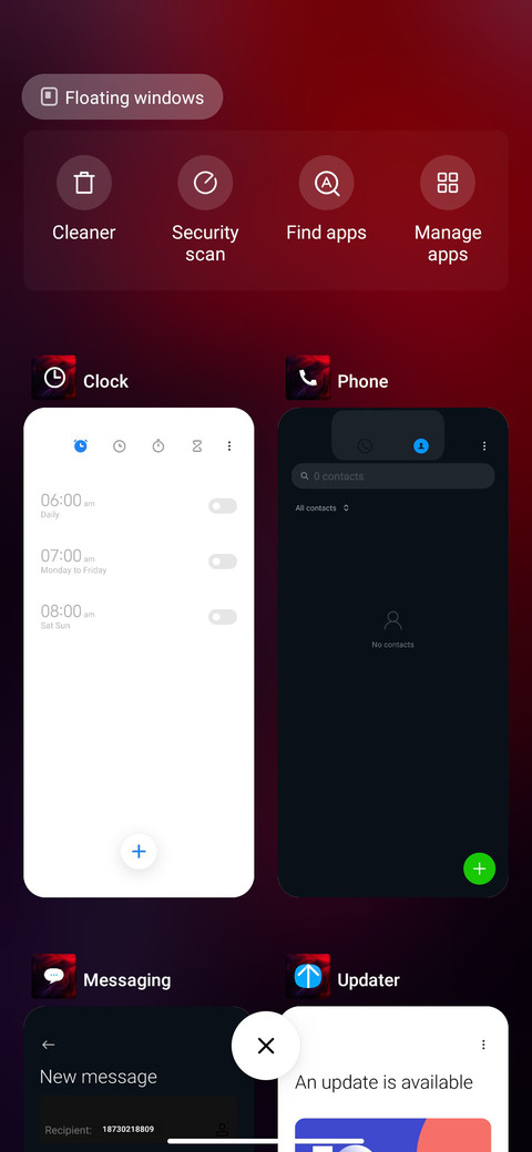 Space te screenshot