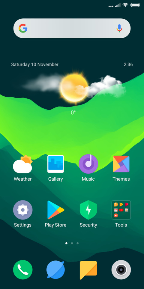 Poco Theme screenshot