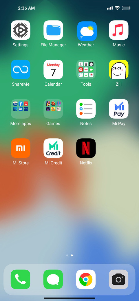 iOS 11 Pro screenshot