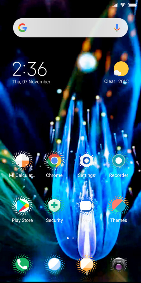 Blue Light Rays_DWM3 screenshot