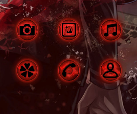  解锁特效 东京喰种【开机动画+三锁屏+音乐界面】 screenshot