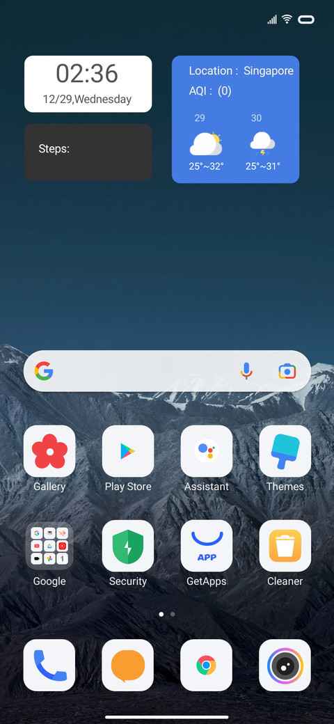 Empty mountain screenshot