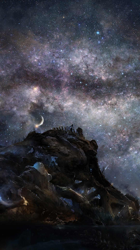 唯美星空风景高清 screenshot