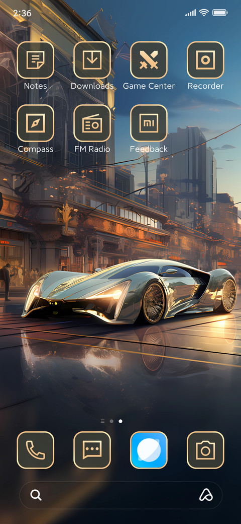 Golden Automobile screenshot
