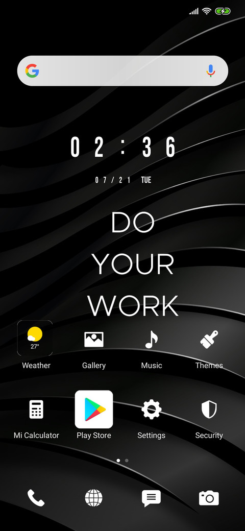 Black Lines  Dark _3MDS screenshot