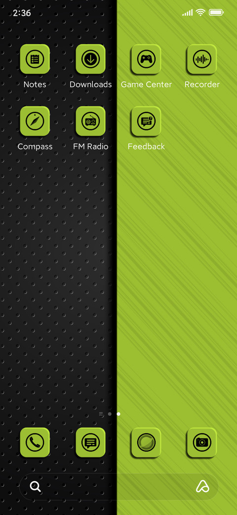 BLACK AND GREEN screenshot