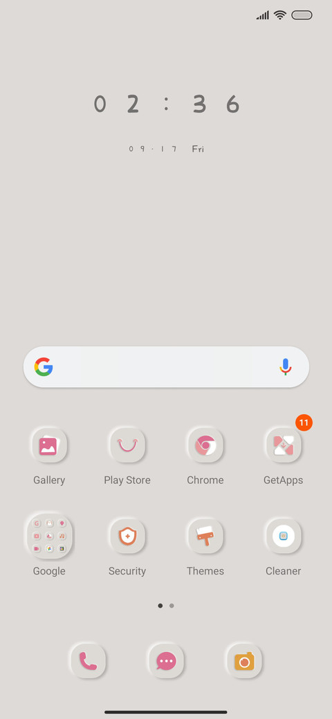 Personality screenshot
