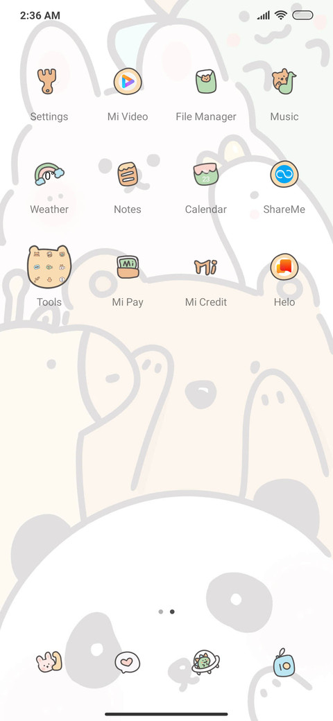 Minimalist zoo screenshot