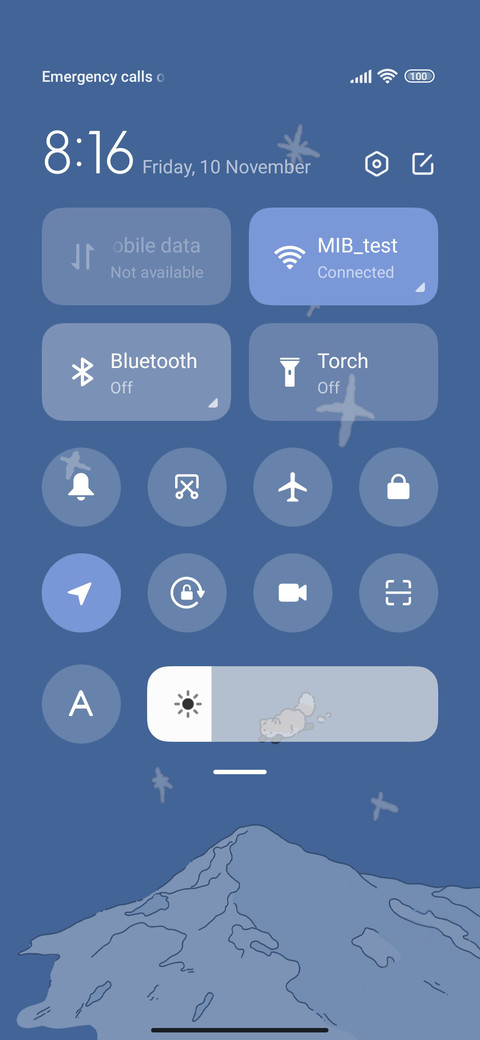 It's snowing today screenshot