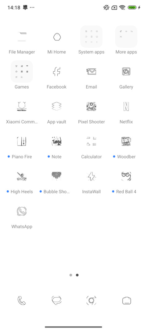 White screenshot