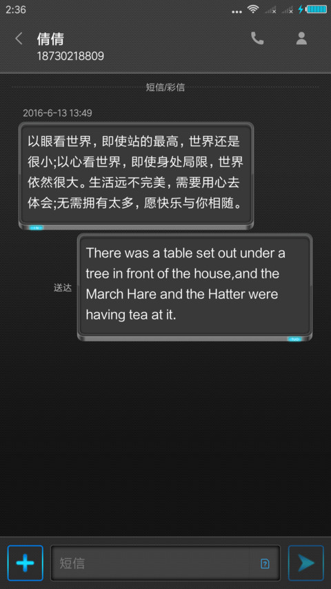 黑蓝 screenshot