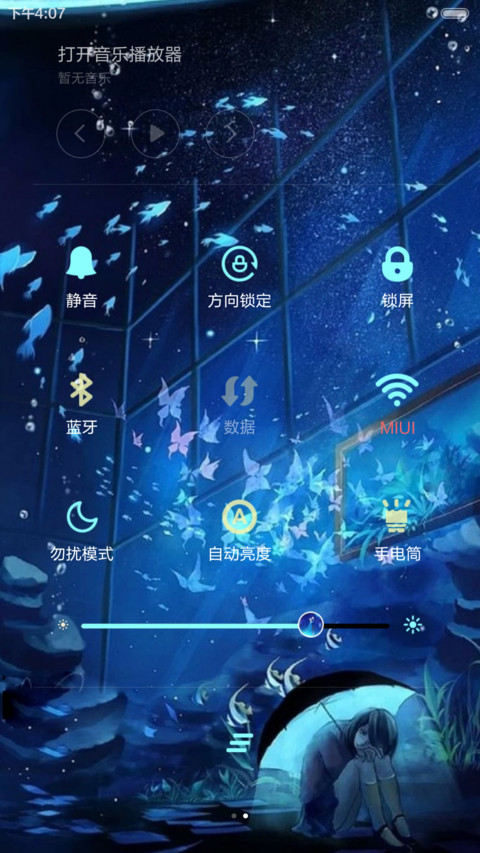 孤单星球(iOS密码解锁+三锁屏+全图标覆盖+自由桌面+音乐界面) screenshot