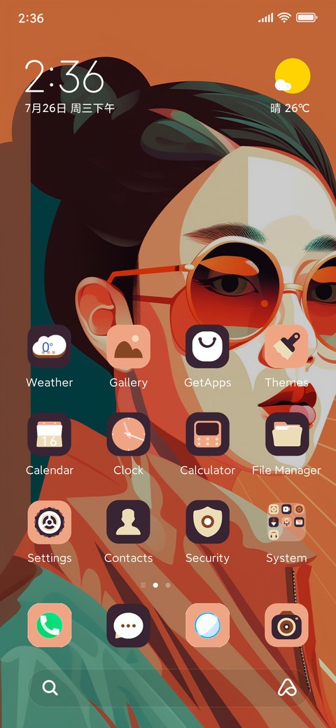 Glasses woman screenshot