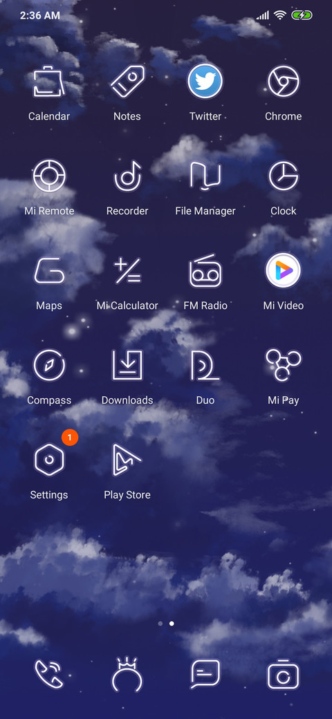 Vast Starry Sky screenshot