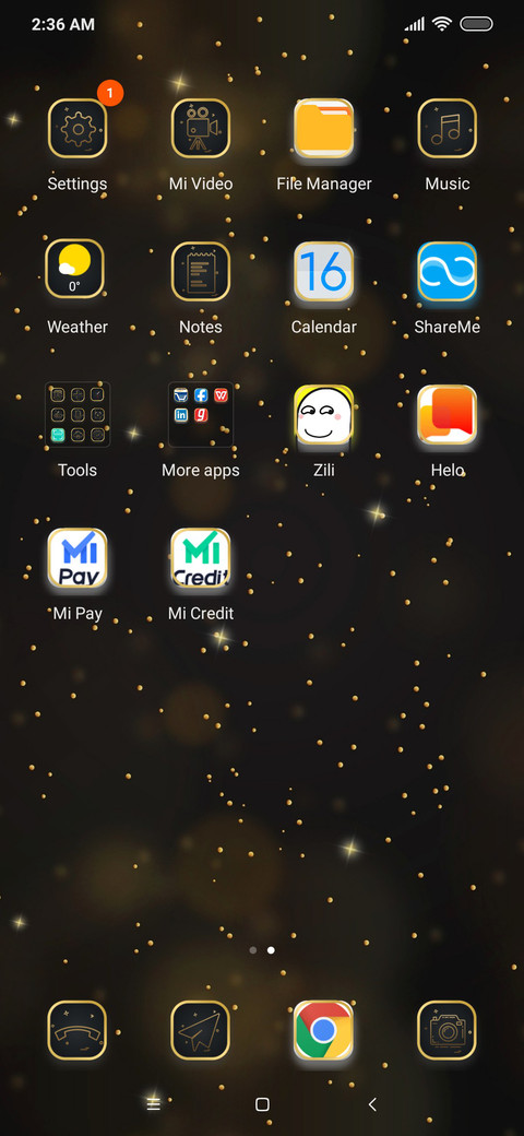 Gold Bokeh_3MDS screenshot