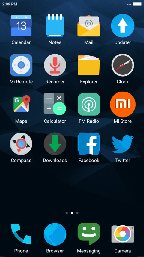 N-Blue screenshot