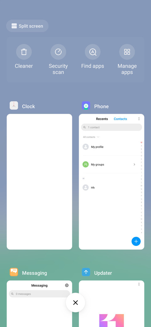 Green leisure screenshot