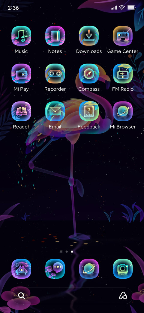 Dazzling Flamingo screenshot