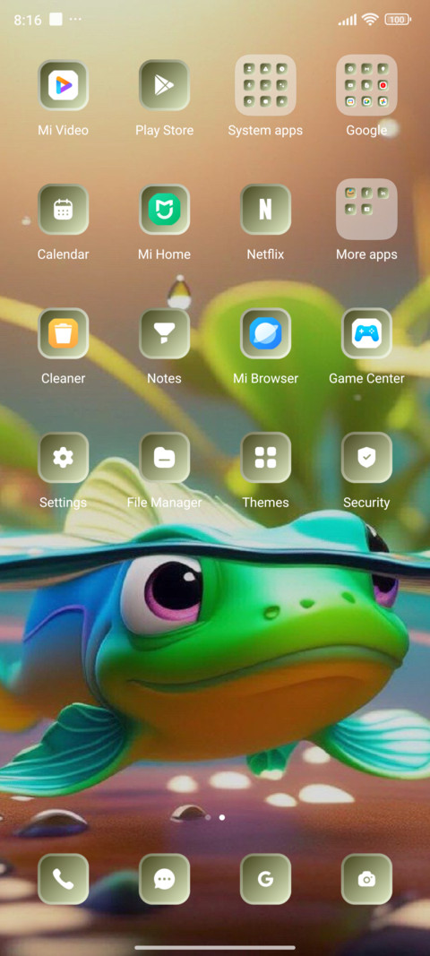Fish screenshot