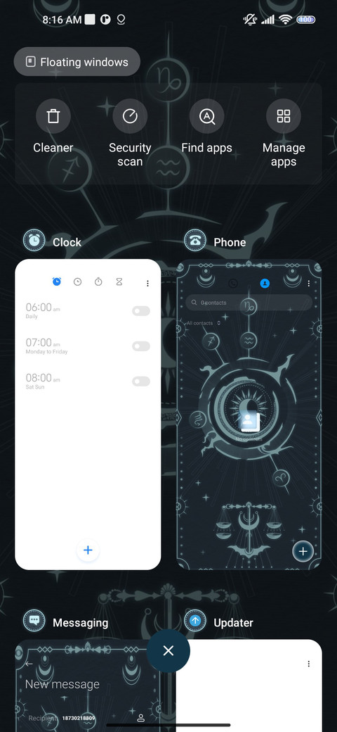 Helios Card screenshot