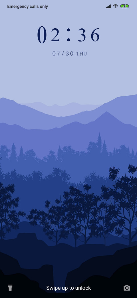 Scenery - Blue_3MDS screenshot