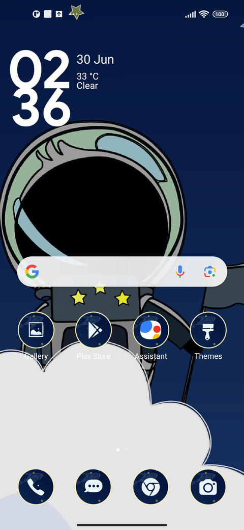 astronaut stars screenshot