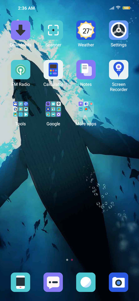 Whale and Sea screenshot