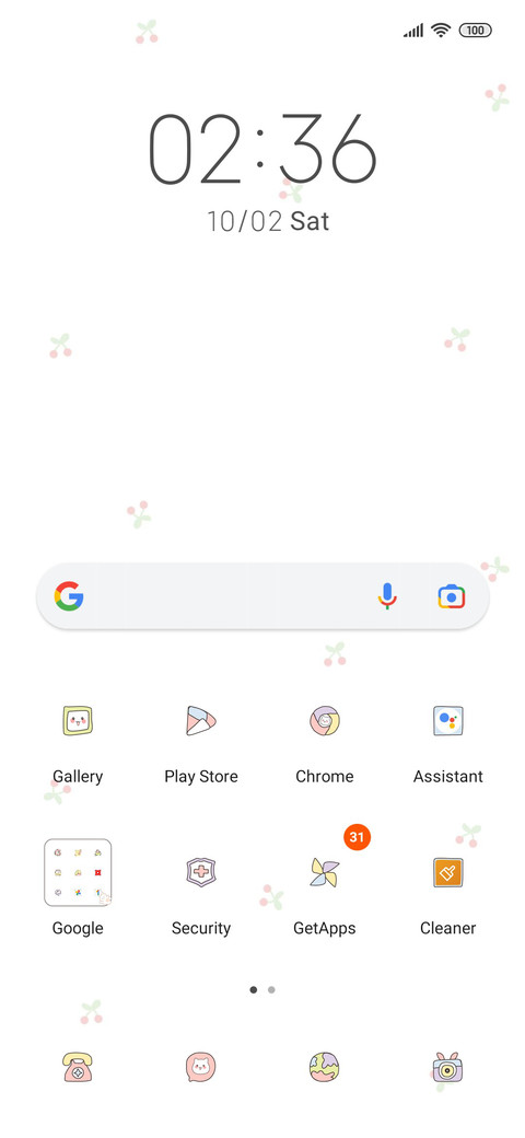 Bear and rabbit screenshot